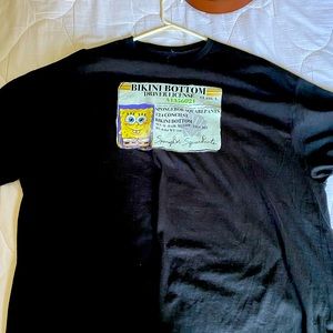 Spongebob Driver license tee Nickelodeon